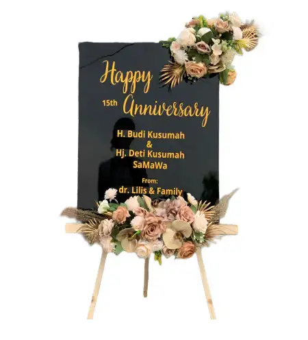 Papan Bunga Akrilik Plumpung